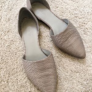 Vince Nina d’orsay flat. Croc.